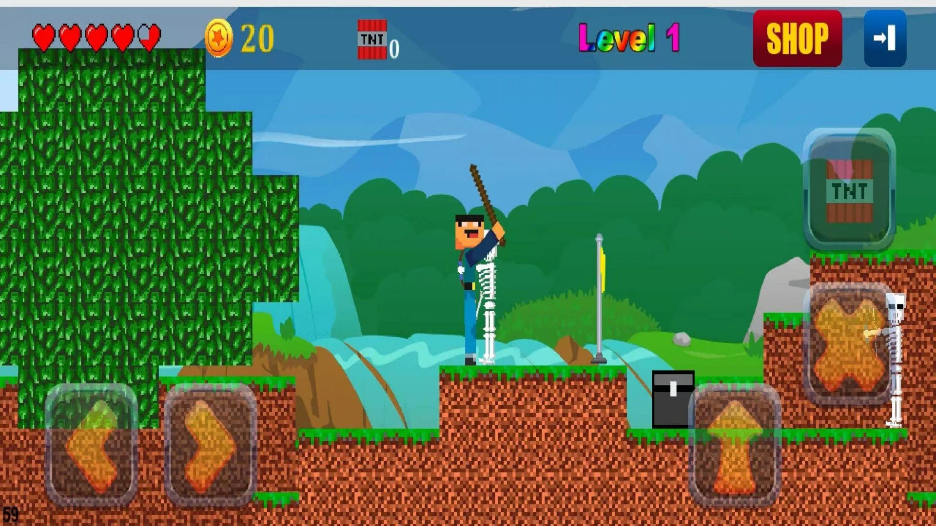Noob vs Zombie screenshot