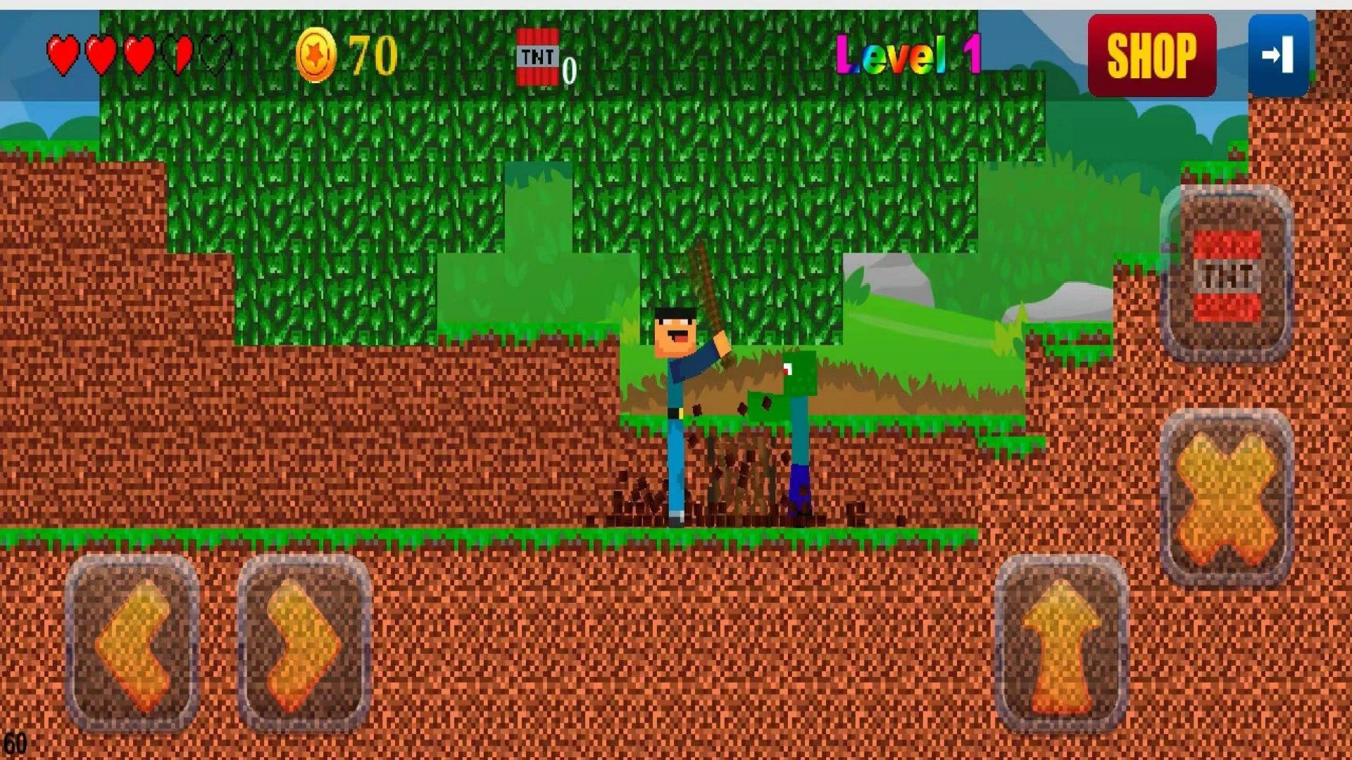 Noob vs Zombie screenshot