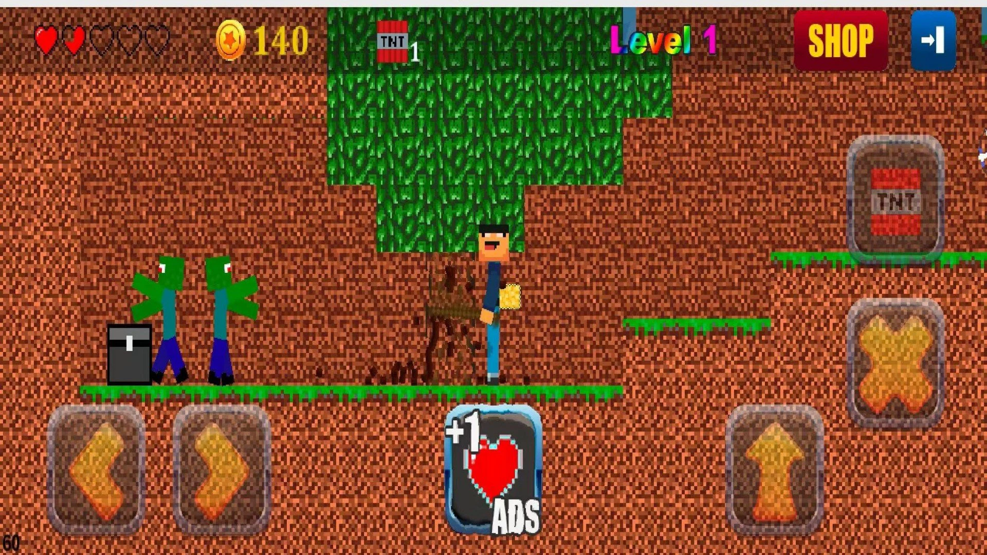 Noob vs Zombie screenshot